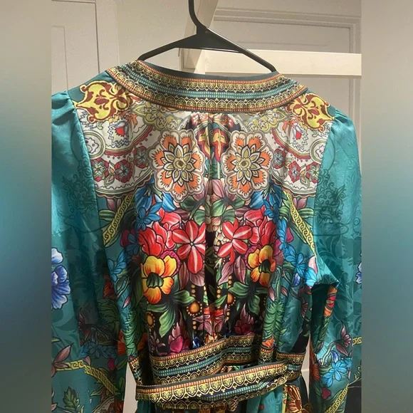 Dalia Mc Phee Women’s Floral Wrap Size M - Picture 2 of 8